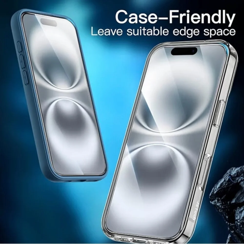 2 Boxes Tempered Glass Screen Protector for iPhone 16 - Clear NIB